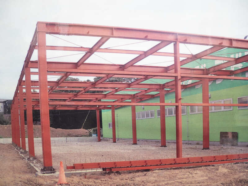 ココカラファインみなべ店増築工事の施工写真