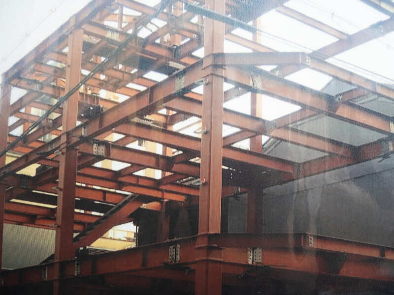 フロントラインビル谷町新築工事の施工写真