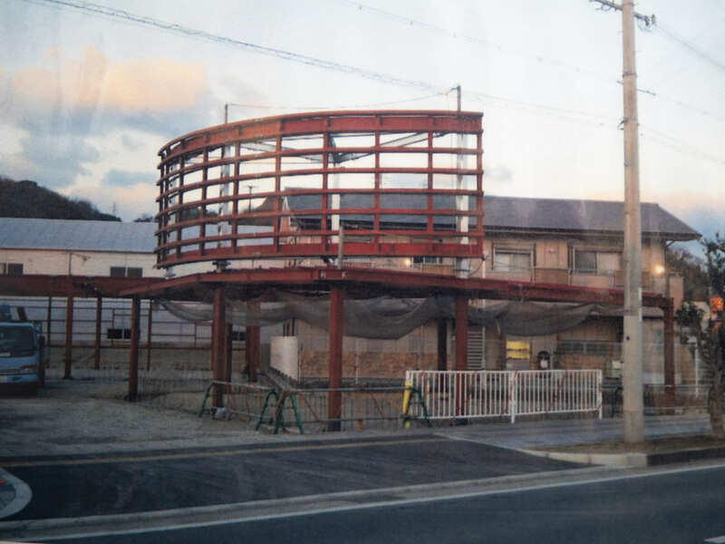 大谷店舗新築工事の施工写真