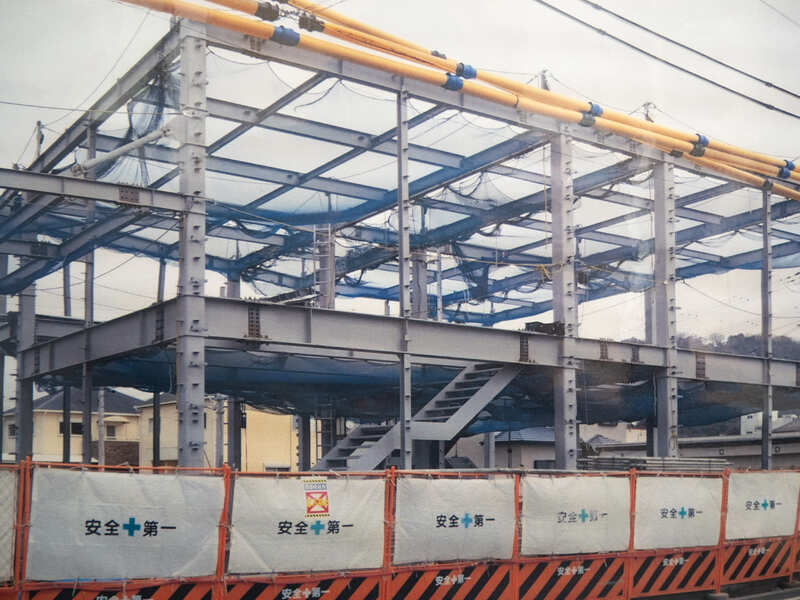 不二電気株式会社御坊営業所建替工事の施工写真