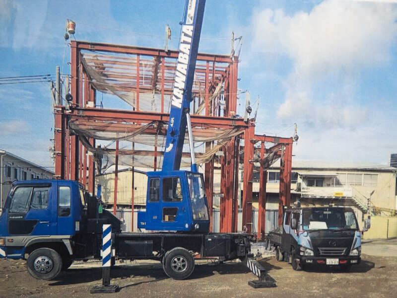 株式会社大和化成工業新社屋建設工事(粉砕工事)の施工写真