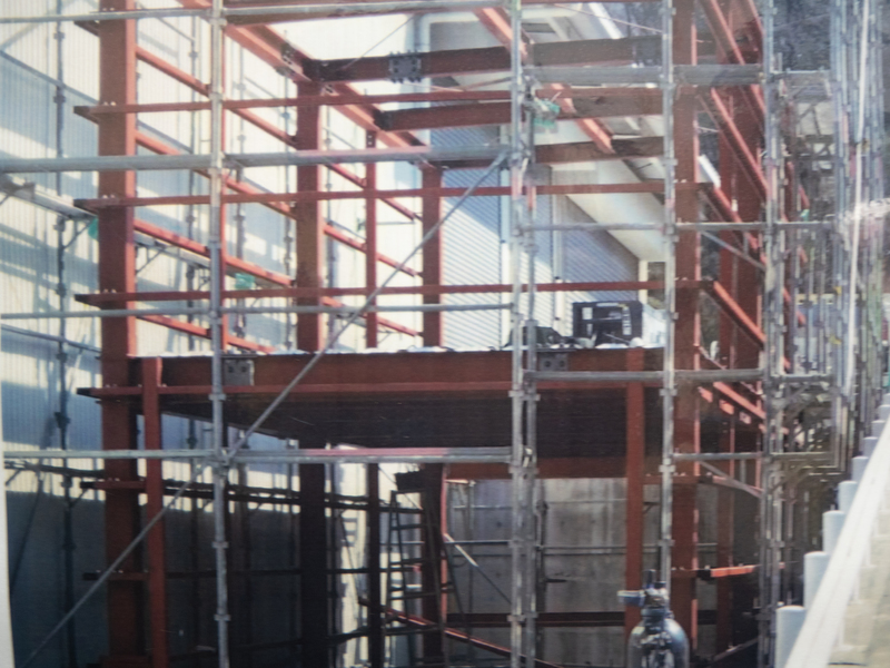 家具リサイクル工房等設備工事の施工写真