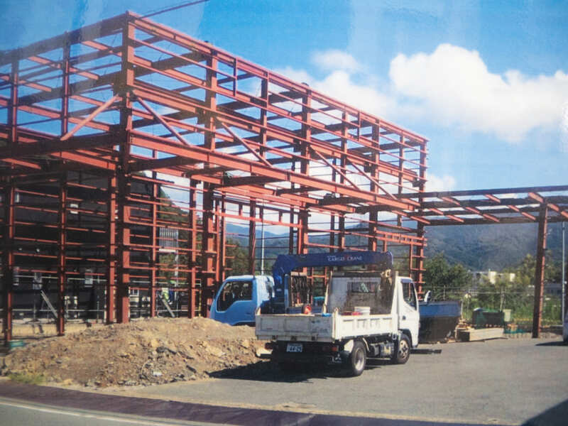 山一屋別院倉庫新築工事の施工写真